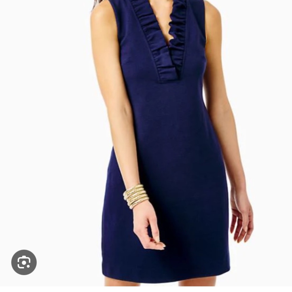 Lilly Pulitzer Tisbury Shift Navy Dress